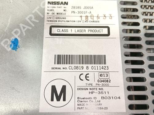 Radio NISSAN QASHQAI I (J10, NJ10)  | BP17615141E6