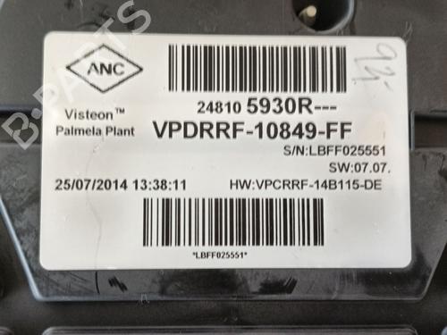 Instrument cluster RENAULT TRAFIC III Van (FG_) 1.6 dCi 90 (FGME) | BP28095049C47 