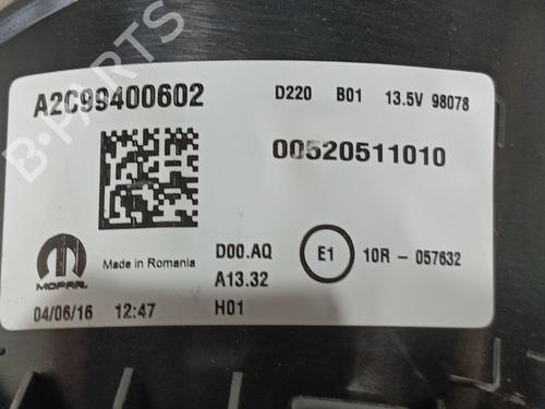 Instrument cluster FIAT TIPO Hatchback (356_, 357_) 1.4 (356HXA1B, 357) | BP32080793C47 