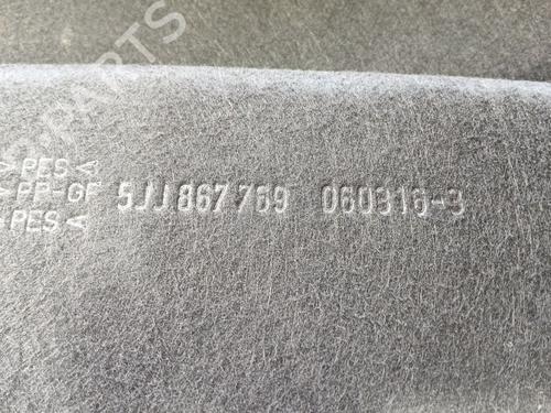 Rear parcel shelf SKODA RAPID Spaceback (NH1) 1.6 TDI | BP32165197C85