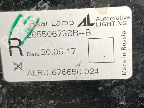 Right taillight RENAULT CAPTUR I (J5_, H5_) 1.2 TCe 120 | BP31979755C35 