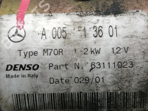 Starter MERCEDES-BENZ CLK (C208)  | BP6552091M8 
