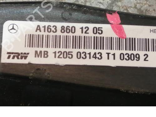 Right curtain airbag MERCEDES-BENZ M-CLASS (W163) ML 270 CDI (163.113) | BP6294274C12 