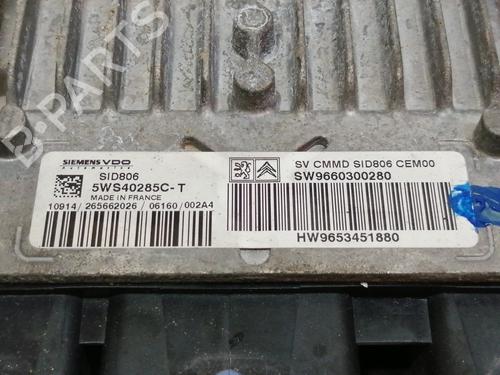 Engine control unit (ECU) CITROËN C3 I (FC_, FN_) 1.4 HDi | BP9294752M57 