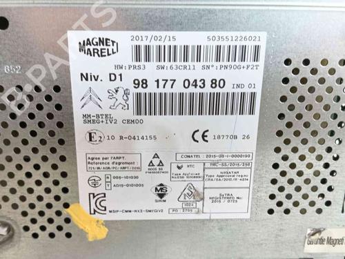 Radio PEUGEOT PARTNER Tepee 1.6 BlueHDi 100 | BP38092857E6 - Image 4