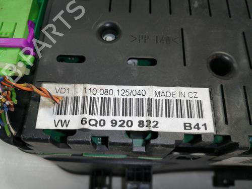 Instrument cluster VW POLO (9N_, 9A_)  | BP5389751C47 