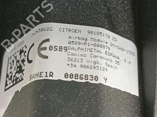 Driver airbag CITROËN BERLINGO (ER_, EC_) 1.5 BlueHDi 100 | BP24369382C9 