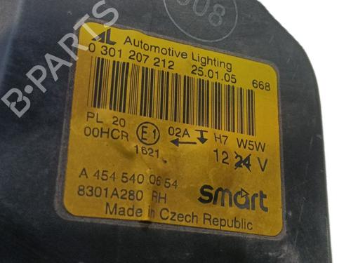 Right headlight SMART FORFOUR (454) 1.5 CDI (454.001) | BP33216720C29 - Image 2