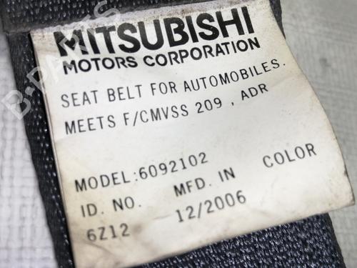 Rear right seatbelt MITSUBISHI OUTLANDER II (CW_W) 2.0 DI-D (CW8W) | BP6885629I28 