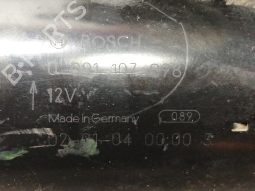 Starter OPEL ZAFIRA A MPV (T98)  | BP15383018M8 