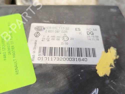 Left headlight RENAULT MASTER III Van (FV) 2.3 dCi 170 FWD (FV0L) | BP39168750C28 - Image 3