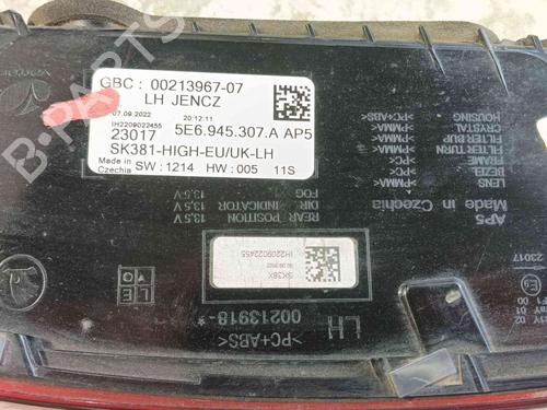 Left tailgate light SKODA OCTAVIA IV (NX3, NN3, PV3) 1.5 TSi | BP36529090C79 - Image 3