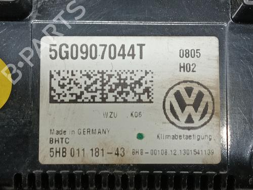 Climate control VW GOLF VII (5G1, BQ1, BE1, BE2) 1.6 TDI | BP29354755I5 