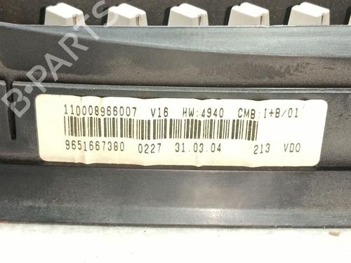 Instrument cluster CITROËN XSARA PICASSO (N68) 1.6 HDi | BP22276318C47 