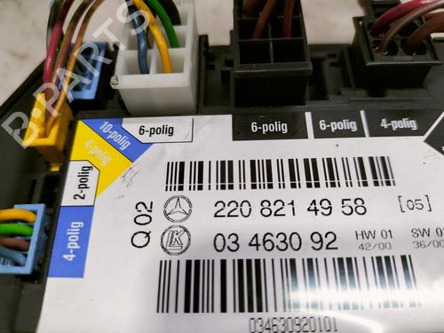 Comfort control module MERCEDES-BENZ S-CLASS (W220) S 55 AMG (220.073, 220.173) | BP15825381M56 