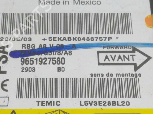 ECU airbags CITROËN C3 I (FC_, FN_)  | BP5351703M53 