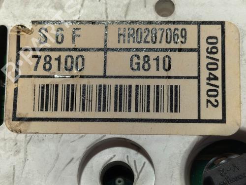 Instrument cluster HONDA CIVIC VII Hatchback (EU, EP, EV) 1.7 CTDi (EP4, EU9) | BP5956882C47 