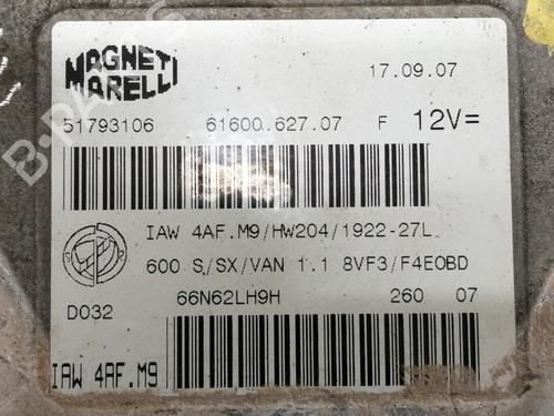 Engine control unit (ECU) FIAT SEICENTO / 600 (187_)  | BP5375541M57 
