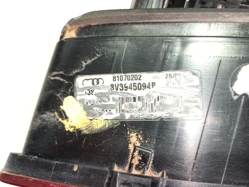 Right tailgate light AUDI A3 (8V1, 8VK) 1.4 TFSI | BP32162544C80 