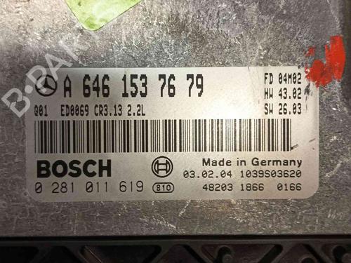 Engine control unit (ECU) MERCEDES-BENZ C-CLASS (W203) C 220 CDI (203.006, 203.008) | BP37757907M57 - Image 2