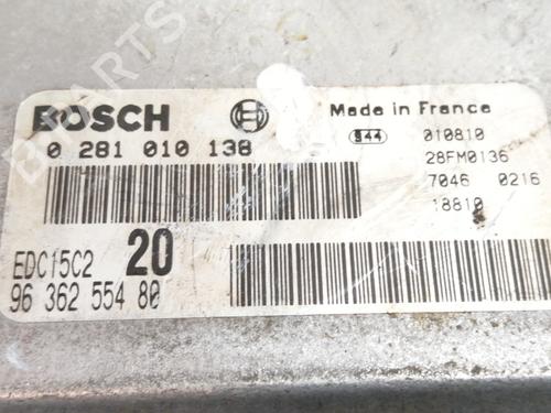 Engine control unit (ECU) CITROËN BERLINGO / BERLINGO FIRST Box Body/MPV (M_) 2.0 HDI 90 (MBRHY, MCRHY) | BP5800860M57 