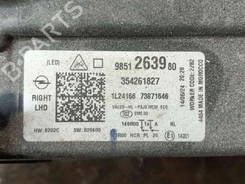 Right headlight OPEL CORSA F (P2JO) 1.2 (68) | BP37871714C29 - Image 4