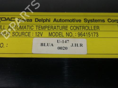 Climate control CHEVROLET REZZO MPV (U100) 2.0 | BP7117184I5 