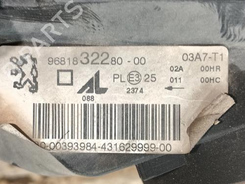 Right headlight PEUGEOT 307 SW (3H) 1.6 HDI 110 | BP28810227C29 