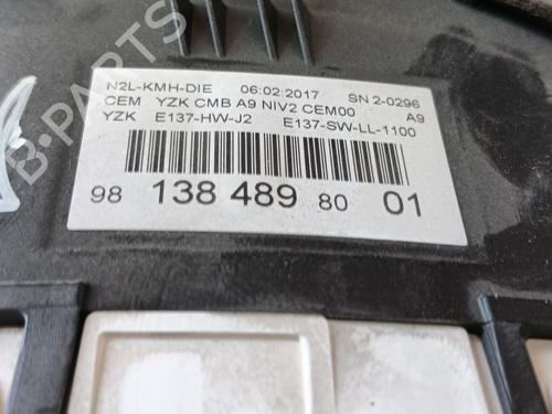 Instrument cluster PEUGEOT 208 I (CA_, CC_) 1.6 BlueHDi 100 | BP29917433C47