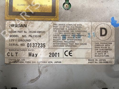 Radio NISSAN X-TRAIL I (T30) 2.2 Di 4x4 | BP12178584E6 