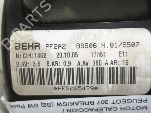 Heater blower motor PEUGEOT 307 SW (3H)  | BP6293495M62 