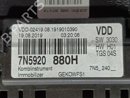 Instrument cluster SEAT ALHAMBRA (710, 711) 2.0 TDI | BP23532426C47 