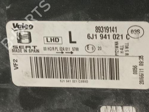 Left headlight SEAT IBIZA IV (6J5, 6P1) 1.2 TDI | BP29118482C28 