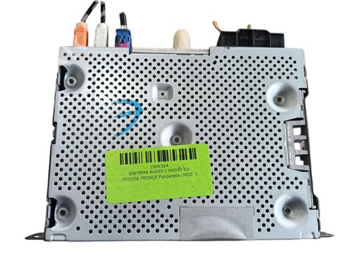 Used Radio TOYOTA PROACE Van (MDZ_) Electric (MDZS, MDZZ) (136 hp) 29249990
