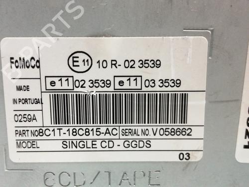 Radio FORD TRANSIT Van (FA_ _)  | BP8893249E6 