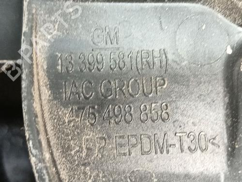 Kofangerbeslag bag OPEL CORSA E (X15)  | BP32080810C159 