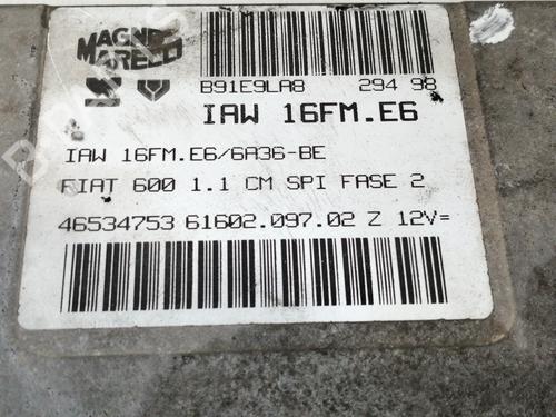 Engine control unit (ECU) FIAT SEICENTO / 600 (187_) 1.1 (187AXB, 187AXB1A, 187AXC1A02) | BP5368274M57 