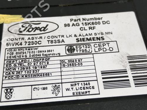 Comfort control module FORD FOCUS I Saloon (DFW) 1.8 Turbo DI / TDDi | BP10281449M56 