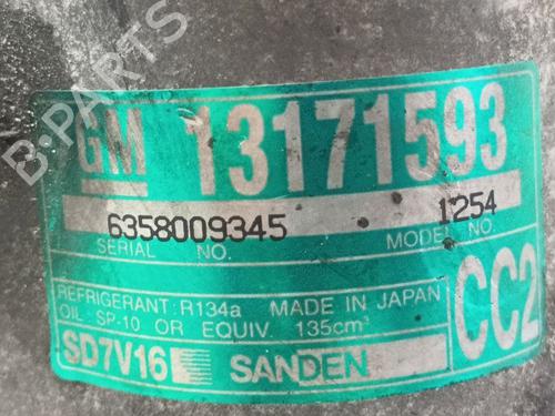AC compressor OPEL VECTRA C (Z02) 2.2 DTI 16V (F69) | BP20111299M34 