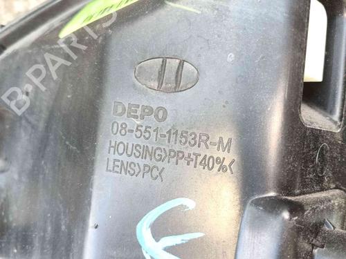 Højre forlygte DACIA LOGAN (LS_) 1.4 (LS0A, LS0C, LS0E, LS0G) | BP37458117C29 - Image 5