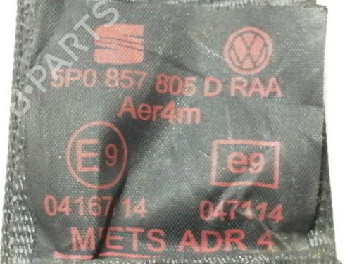 Rear right seatbelt SEAT ALTEA XL (5P5, 5P8) 2.0 TDI 4x4 | BP8729408I28 
