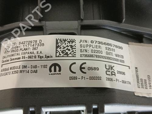 Driver airbag PEUGEOT BOXER Van 2.2 BlueHDi 140 | BP30270306C9