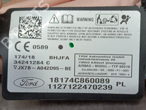 Left curtain airbag FORD FOCUS IV (HN) 1.5 EcoBlue | BP29258102C11 