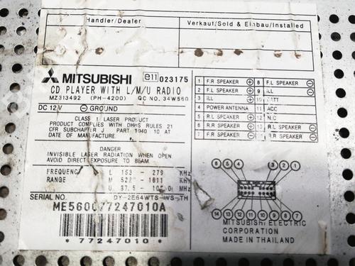 Radio MITSUBISHI L200 / TRITON (KA_T, KB_T)  | BP15106384E6 