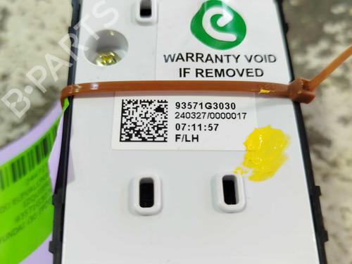 Left front window switch HYUNDAI i30 (PDE, PD, PDEN) 1.0 T-GDI | BP39684013I27 - Image 4