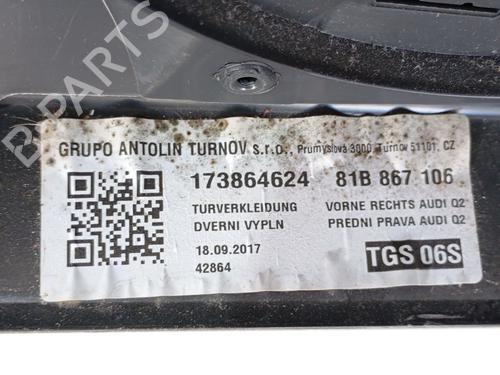 Forreste højre beklædning AUDI Q2 (GAB, GAG) 1.6 TDI | BP32266740C59