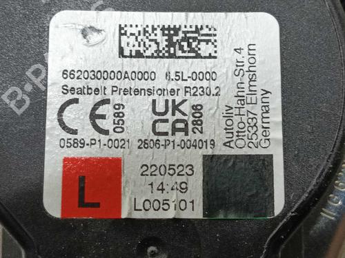 Front left seatbelt SEAT IBIZA V (KJ1, KJG) 1.0 TSI | BP39591503I26 - Image 3