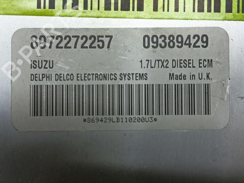 Engine control unit (ECU) OPEL CORSA C (X01) 1.7 DTI (F08, F68) | BP33929399M57 - Image 2