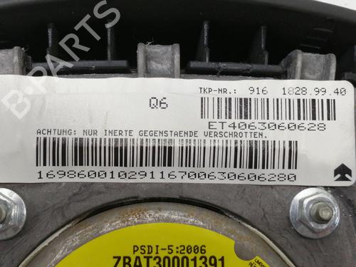 Driver airbag MERCEDES-BENZ A-CLASS (W169) A 150 (169.031, 169.331) | BP10686715C9 