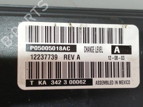 AC Styreenhet / Manøvreringsenhet CHRYSLER VOYAGER IV (RG, RS) 2.4 | BP10079123I5 